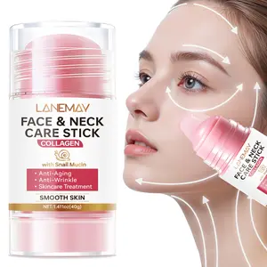 Targeted Wrinkle Eraser Stick | For Smile Lines, Neck Lines & Anti-Aging | Infused with Collagen & Snail Mucin | Portable Precision Care Wrinkle Removal Firming