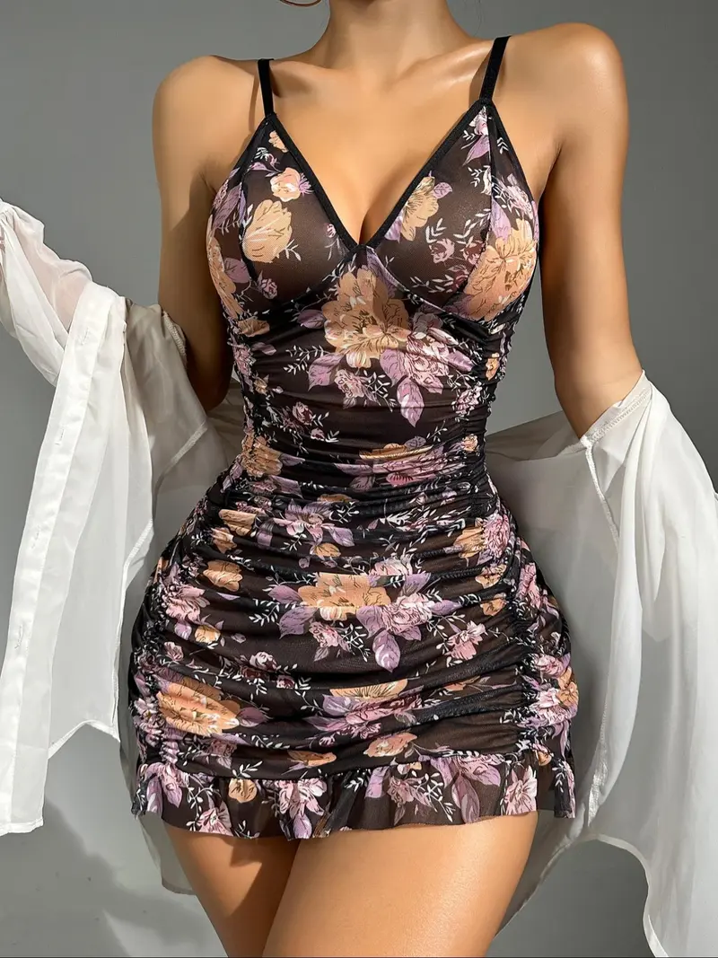 green emerald velvet dress New Yaoting European and American pajamas women's summer ice  Negative  Apparel