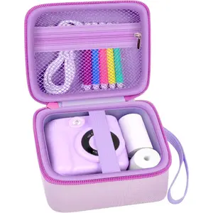 Kids Instant Print Camera Case Compatible With ESOXOFFORE,Dylanto,DUDUDRAGON,GKTZ,ETIKEZ,Dafotil,Careenoah,Aasonida Digital Video Prints Paper Bag (Box Only) Purple