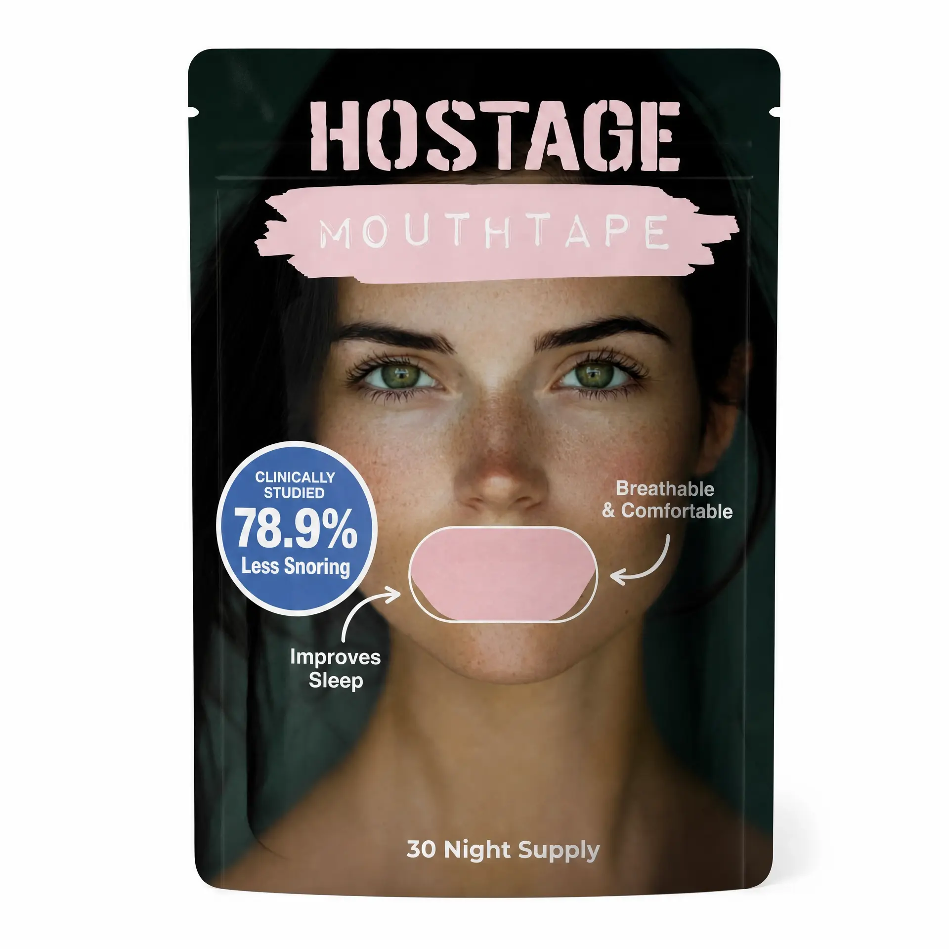 Hostage Mouth Tape - The Best Women's MOUTHTAPE on World!