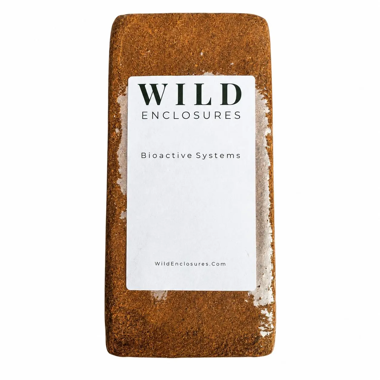 Compressed Coconut Coir Brick | Bioactive Substrate for Reptiles, Isopods & Plants