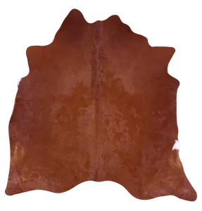 SUPER SALE Brown Natural Cowhide Rug - Large 6' 6"H x 6' 5"W