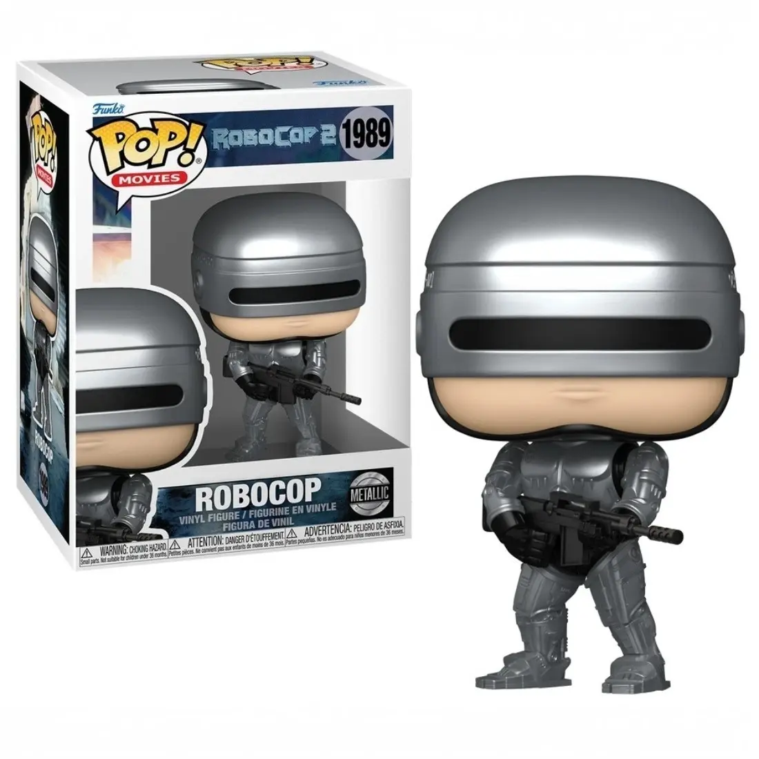 Funko Pop! RoboCop 2 Metallic Vinyl Figure #1989