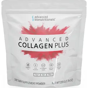 Advanced Bionutritionals Advanced Collagen Plus – 5-in-1 Collagen Powder (Types I, II, III, V, X) for Skin, Hair, Nails & Joint Support | Odorless, Easy-Mix