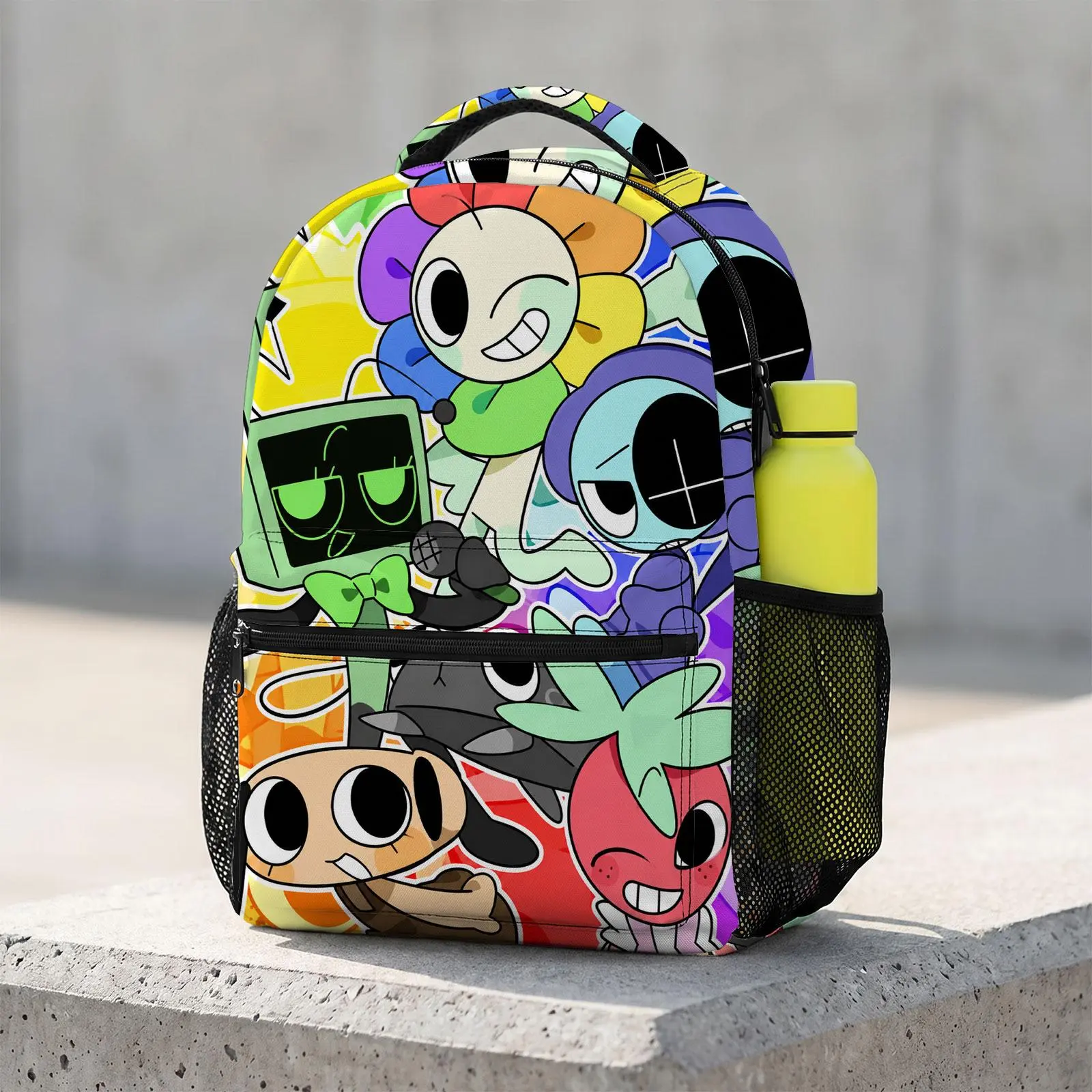 The Powerpuff Girls Cute Cartoon Kids Backpack - Aesthetic Print, Durable, Lightweight, Unisex School Bookbag, Laptop Bag, Daypack for Travel
