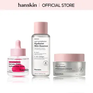 Hyaluron 3-Step Glass Skin Routine | Skin Essence + Lotus PDRN Serum + Moisture Cream | Ultra-Low Molecular Hydration Set