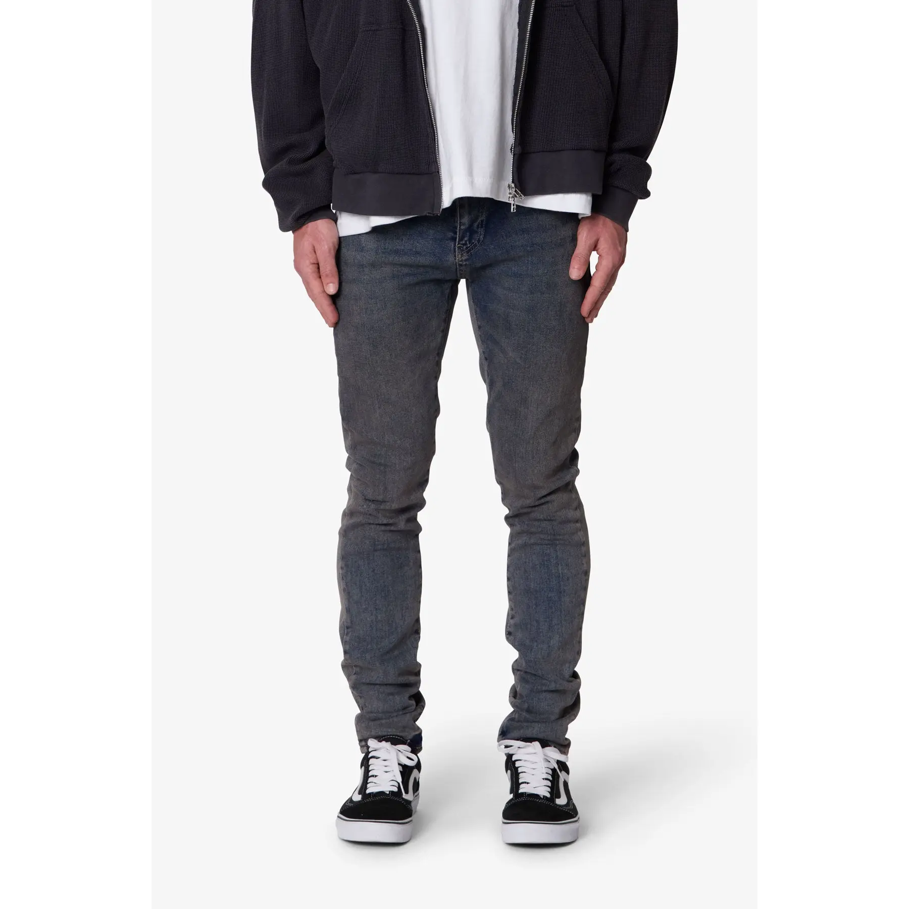 mnml Skinny Oil Denim - Medium Blue