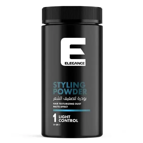Elegance Styling Powder 20g – Matte Finish Hair Volume Powder for Men, Instant Texturizing Hair Dust, Lightweight Strong Hold Barber Styling Powder