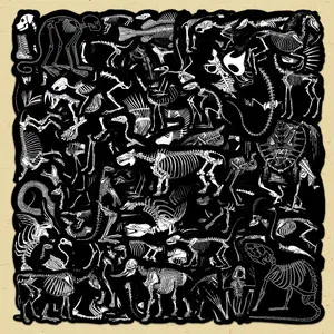 Animal Skeleton Pattern Sticker, 100pcs/set Creative DIY Decorative Sticker, DIY Decals for Scrapbooking, Journaling, Gift Wrapping, Halloween