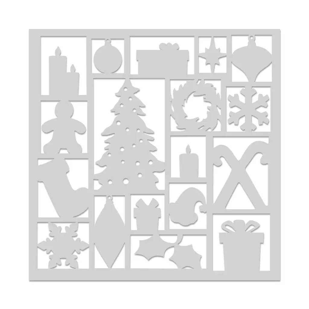 Holiday Assortment Stencil