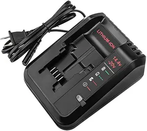 20V Lithium Battery Fast Charger Compatible with Black and Decker 20V Lithium Battery LBXR20 LBXR2020 LB2X4020 and Porter Cable 20V Lithium Batteries PCC680L PCC681L PCC682L Series Pack capacity battery