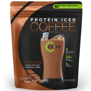 Chike Protein Iced Coffee 20g Whey Protein Powder Mocha 27.1 oz Non-GMO Gluten Free Keto Friendly 1g Sugar per Serving - Dietary, Healthcare