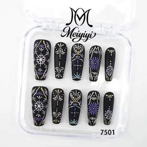 .DP.7501.Bohemian Hand-Painted Wearable Nails