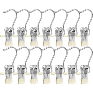 30 Pack Boot Hanger Legging Organizer for Closet, Boot Holder, Hanging Clips, Portable Multifunctional Hangers Single Clip Space Saving for Jeans, Hats, Tall Boots, Towels()
