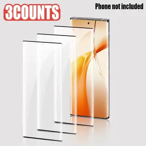 [3 Packs] Galaxy S23 Ultra/s22 Ultra Smartphone HD Tempered Glass Screen Protector, Anti-Scratch, Anti-Fingerprint, 9h Hardness, Super Durable, Protection