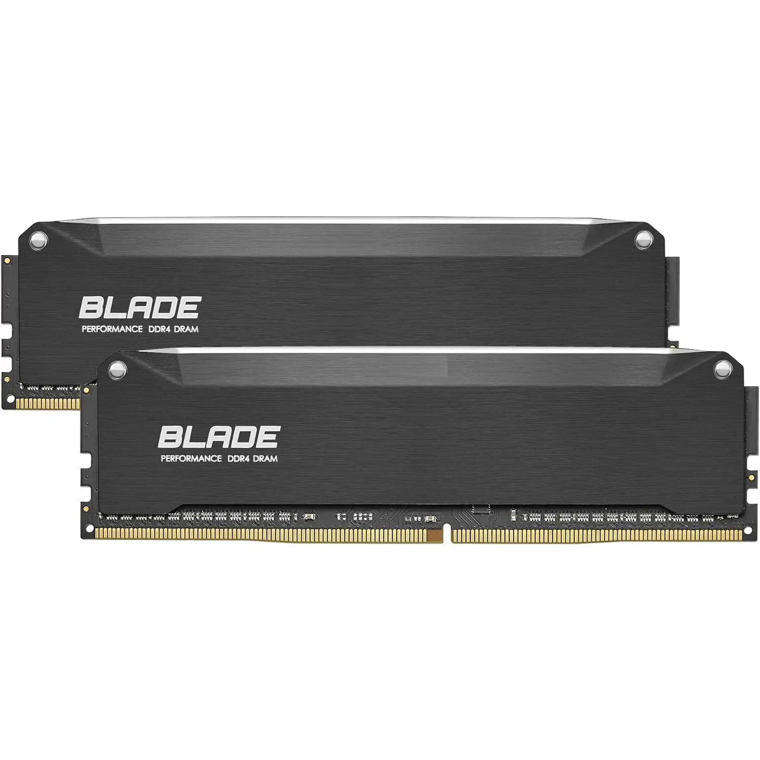 DDR4 PC RAM 32GB (2x16GB) Black Hairline, 3200 MHz, CL16, 1.35V, 288-Pin Desktop Gaming UDIMM Desktop Gaming Memory (MD4U1632161BRLDE)