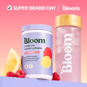 Bloom Nutrition Creatine Monohydrate Powder (40 Servings) - Supports Energy, Cognitive Health, Hydration & Post Workout Muscle Recovery - Creatine for Women