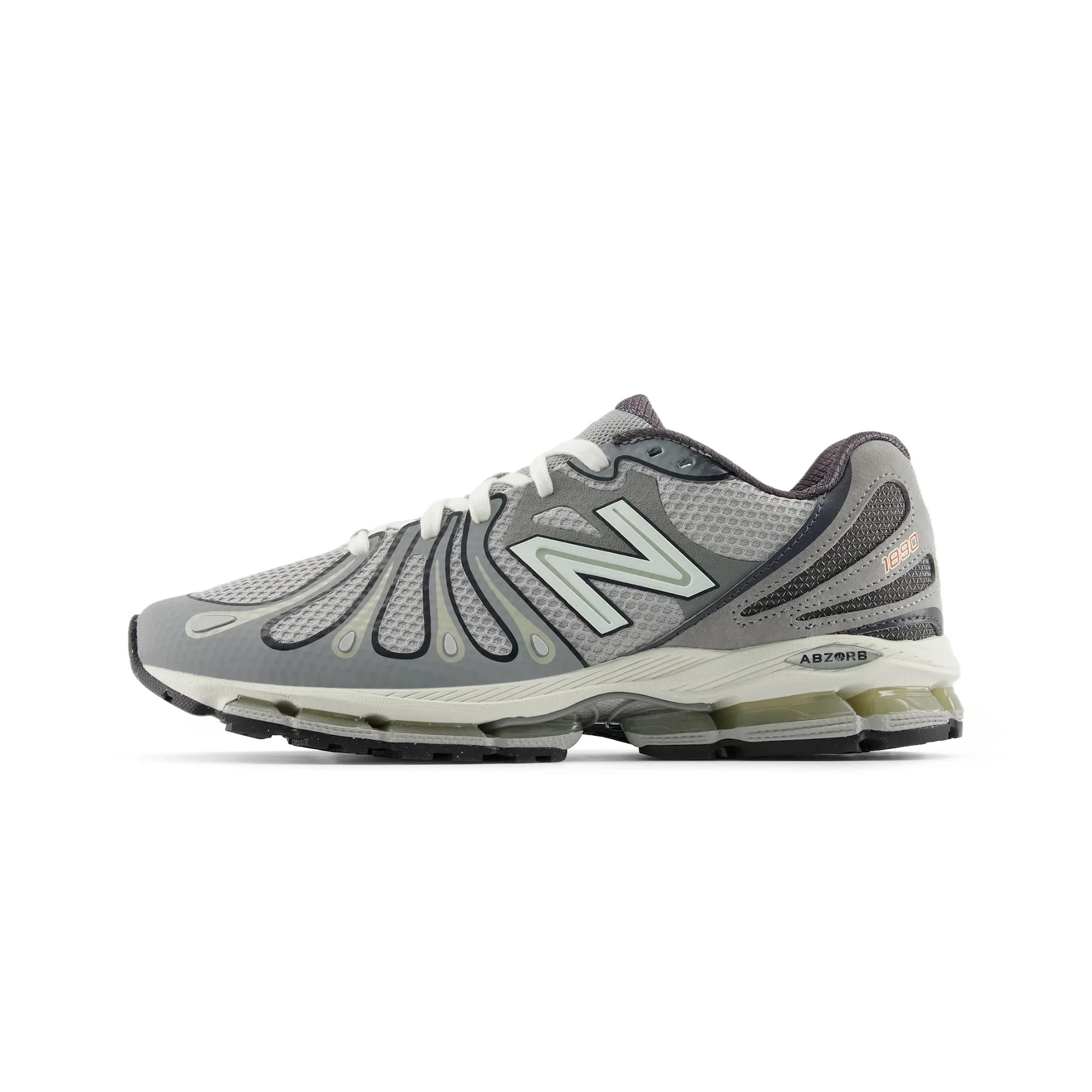 NEW BALANCE 1890 'Grey Days' Men's Lifestyle Sneaker, Suede & Mesh Upper with Rubber Sole and Responsive Cushioning for All-Day Wear, Casual Sport, Male Sneaker