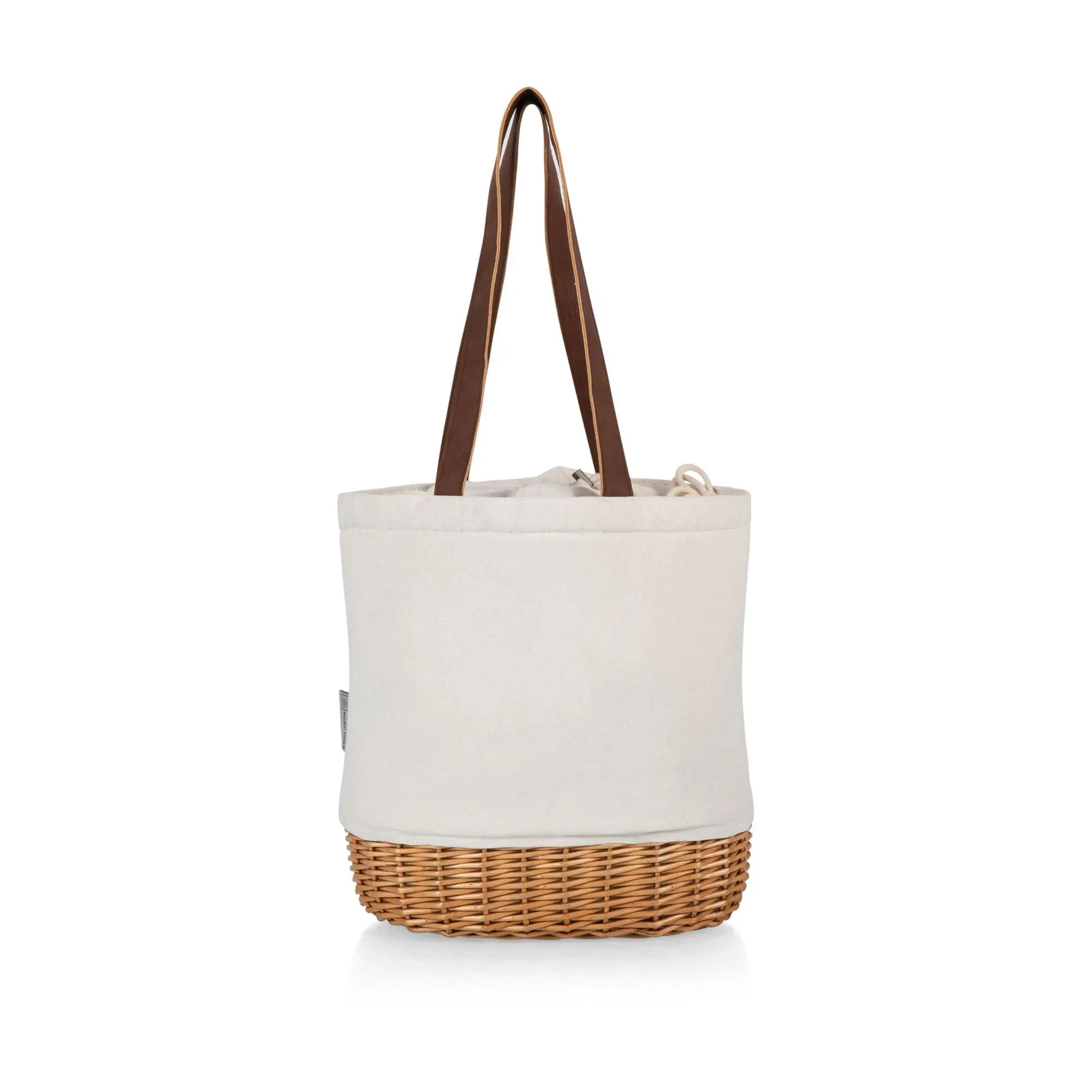 Picnic Time Pico Willow and Canvas Lunch Basket