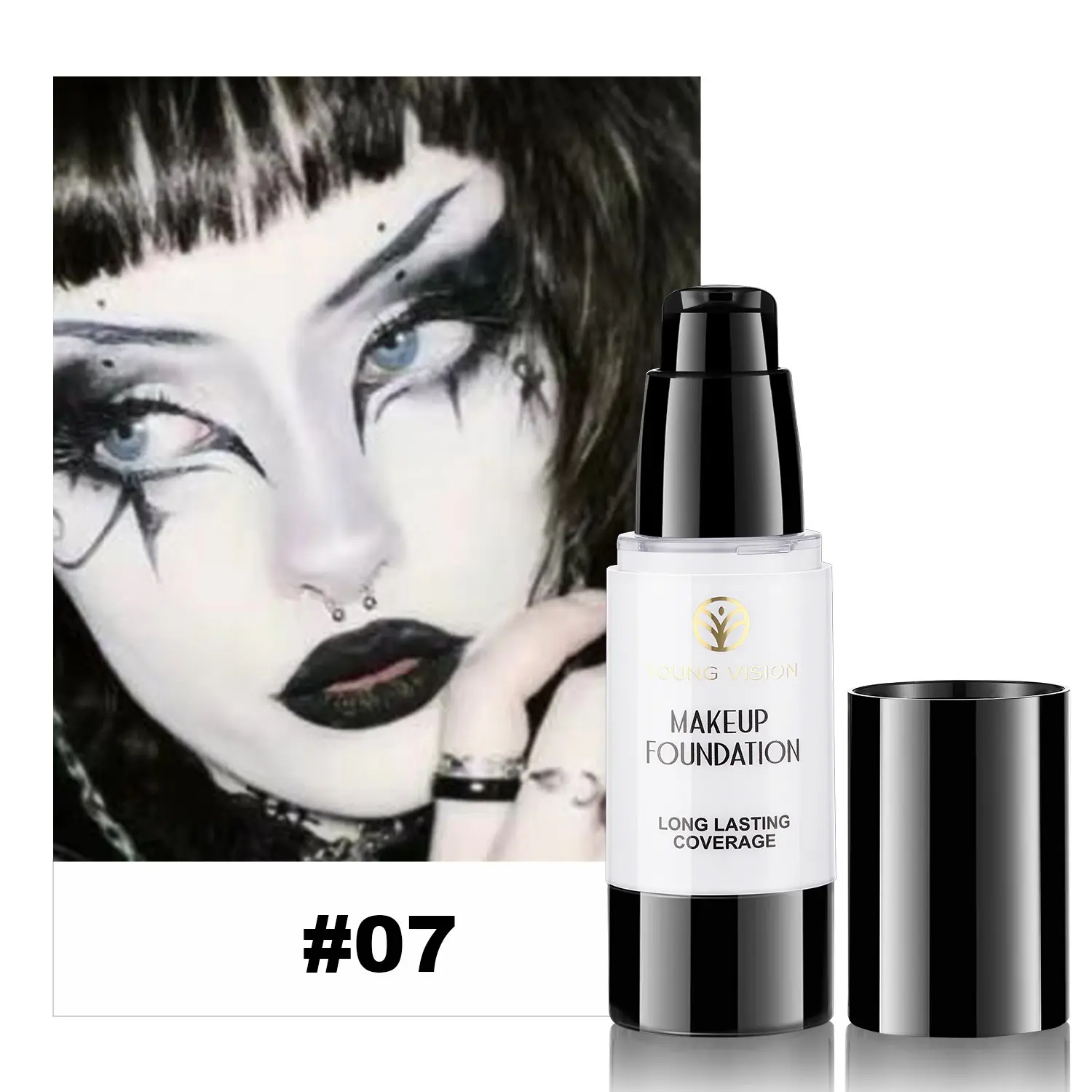 YOUNG VISION High Coverage Moisturizing Hydrating Makeup Foundation, Lightweight and Non-Heavy, Flawless Finish, Suitable for All Occasions