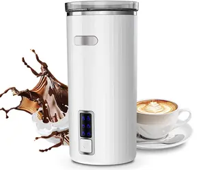 Kismile 6-in-1 Electric Milk Frother – Hot & Cold Foam Maker, Stainless Steel Inner Tank, Automatic Milk Steamer for Lattes & Cappuccinos,  Coffee Accessories