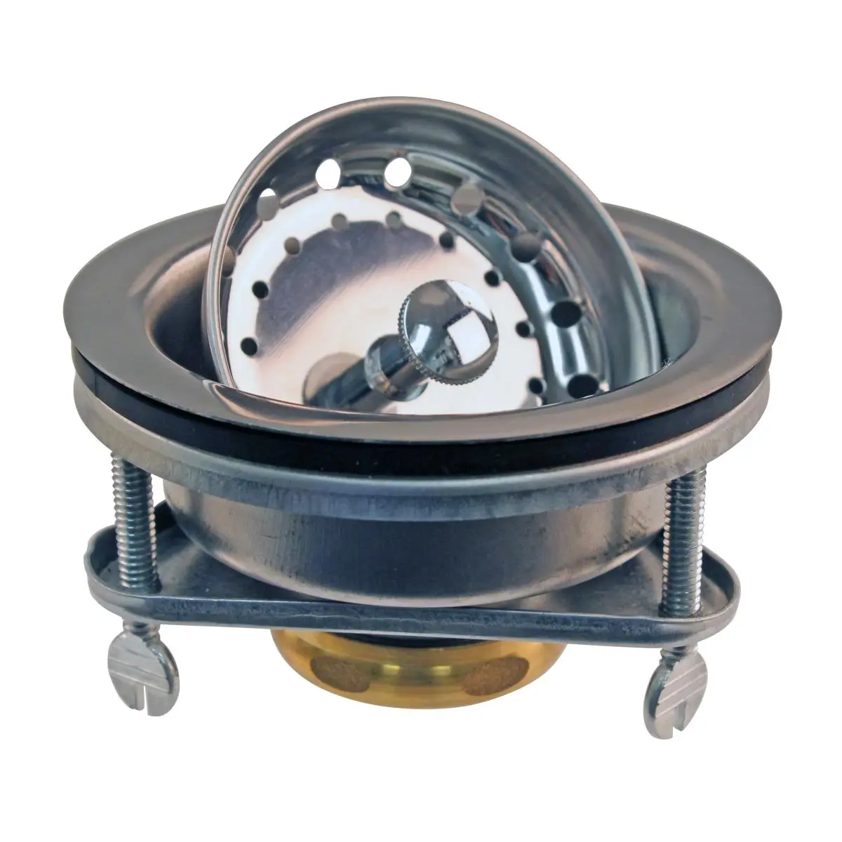 Westbrass IEODS Easy Connect Stainless Steel Kitchen Basket Strainer