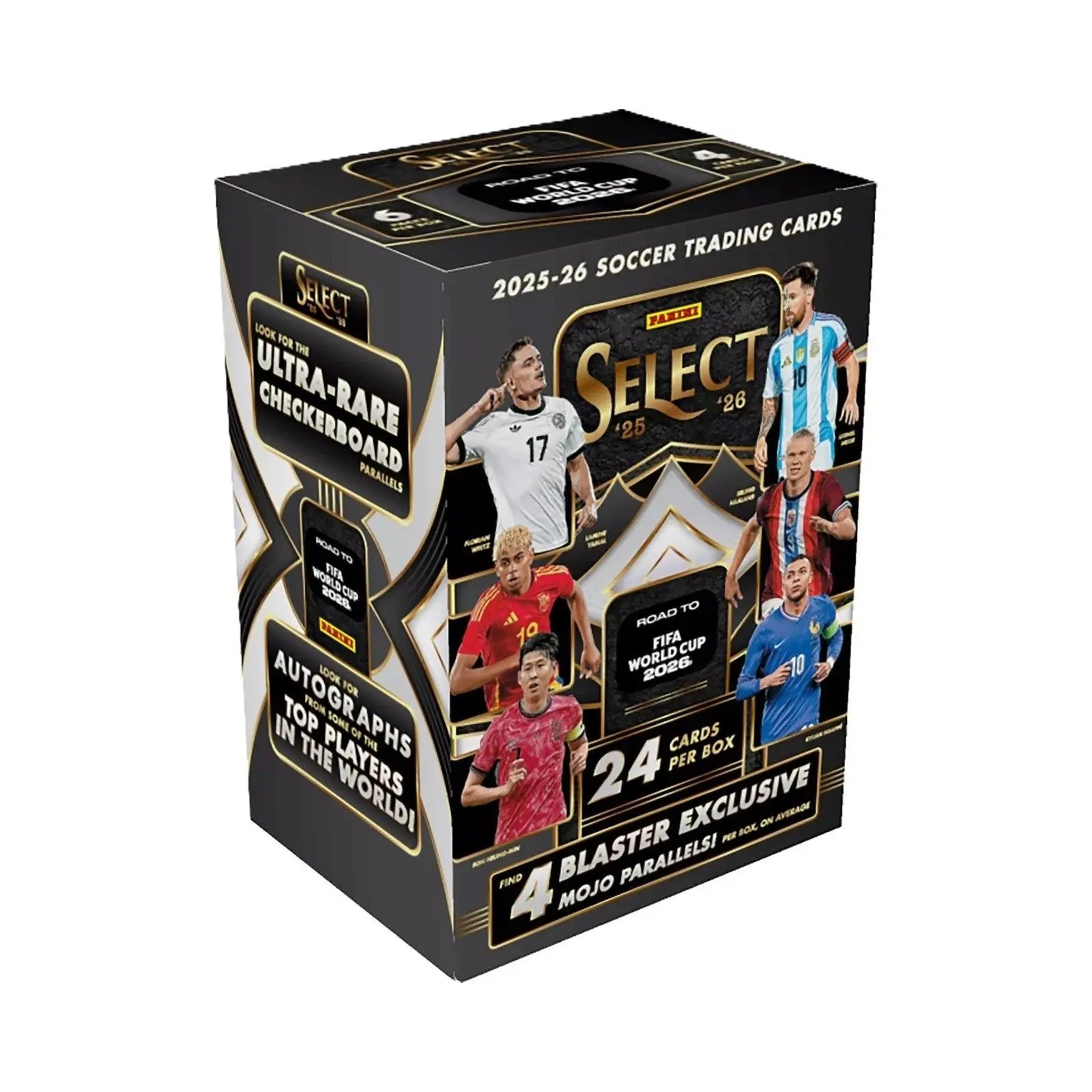 2025/26 Panini Select FIFA Road to World Cup Soccer Blaster Box (4 Mojos)