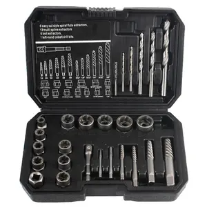 Hand Tool Kit, Bolt & Nut Removal Sleeve Tool, Auto Maintenance Tool Kit, Damaged Screw Extractor Attachment, Tool Kit Set