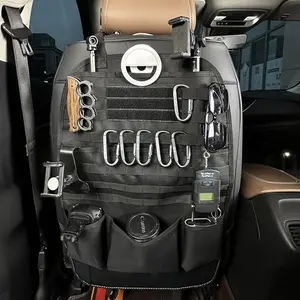 【Local Shipping】Tactical MOLLE Car Seat Organizer | Universal Fit Back Panel with Hook & Loop | Upgraded Vehicle Storage for Gear & Tools | Seat Cover Protector | Durable Nylon Construction