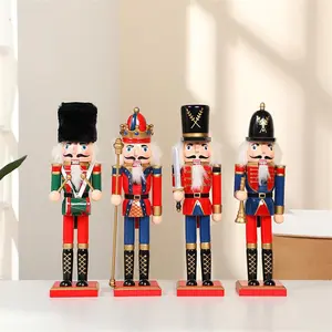 Nutcracker Soldier Puppet Dolls, Home Decorations, Christmas Decoration Ornaments, Perfect for Fireplace Mantel, Bookshelf, Desk
