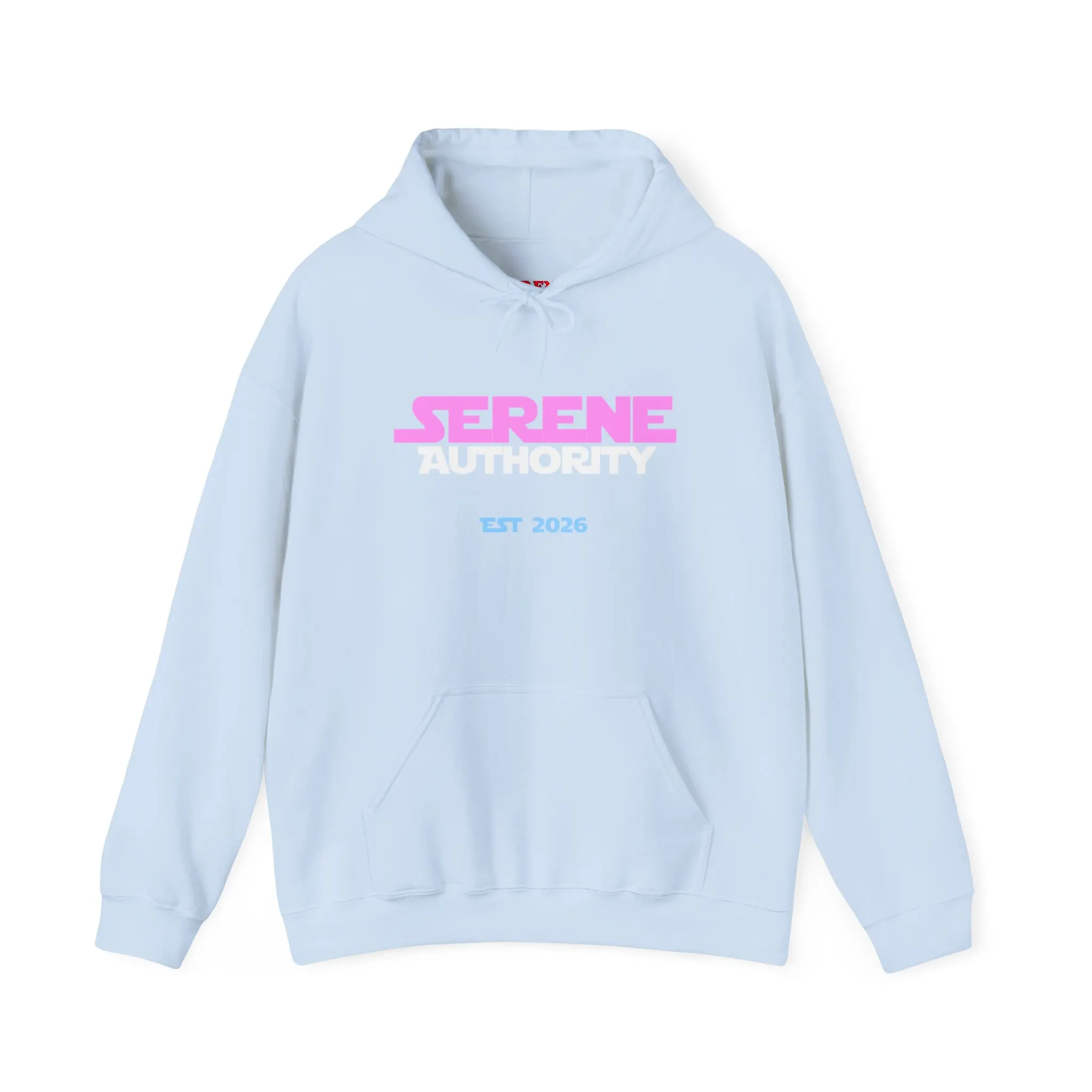 Serene Authority EST 2026 | The Power Of Calmness graphic hoodie