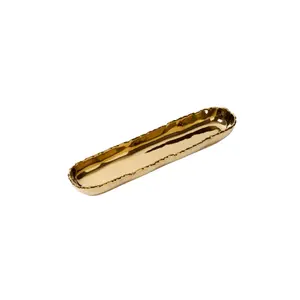 Gold Brass Tray, 14" Gold Brass Tray, 14"