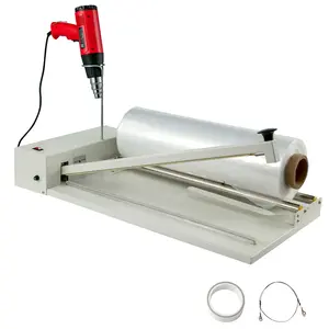 VEVOR 18\" Shrink Wrap Sealer,  530W I-Bar Shrink Wrap Machine, Shrink Wrap Sealer with Heat Gun and Shrink Film Suit for PVC POF Film