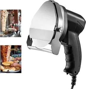 Electric Shawarma Doner Kebab Knife,Kebab Slicer Sliced Meat Gyros Cutter 2800RPM With 2 Blades For Cutting Turkish Kebab Lamb Turkey