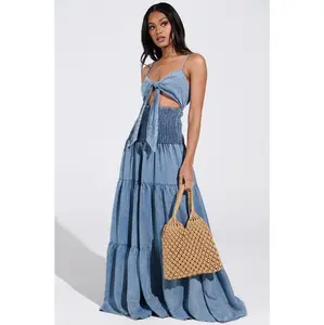 JUMPIN AROUND DENIM JUMPSUIT