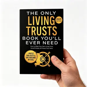 Portable Living Trust Notebook, Will Notes, How to Create Your Own Living Trust, Avoid Probate and Protect Beneficiaries, For Estate Planning Guide, Trust Fund Planning.
