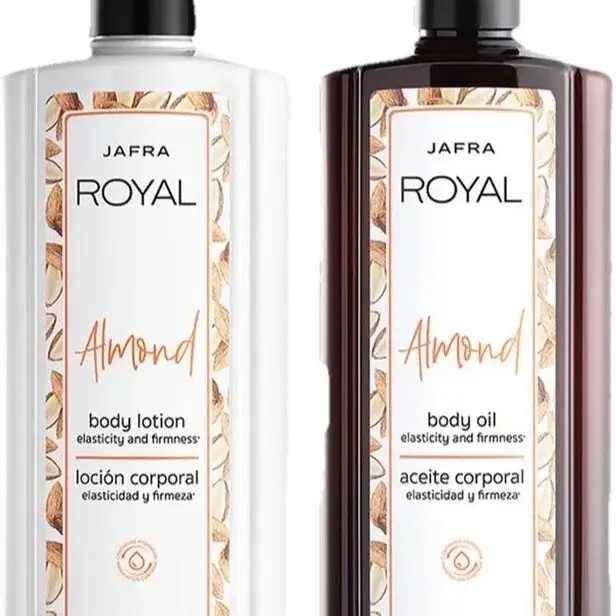 Jafra Royal body oil and body lotion big size 16oz