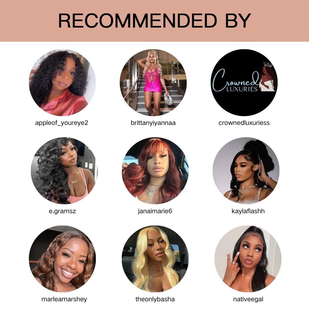 [Wequeen]  Pre-colored #FB30 2"x6" Lace Closure #P4/27 Highlight Upgrade Body Wave Transparent Lace 14-18inch Budget Friendly