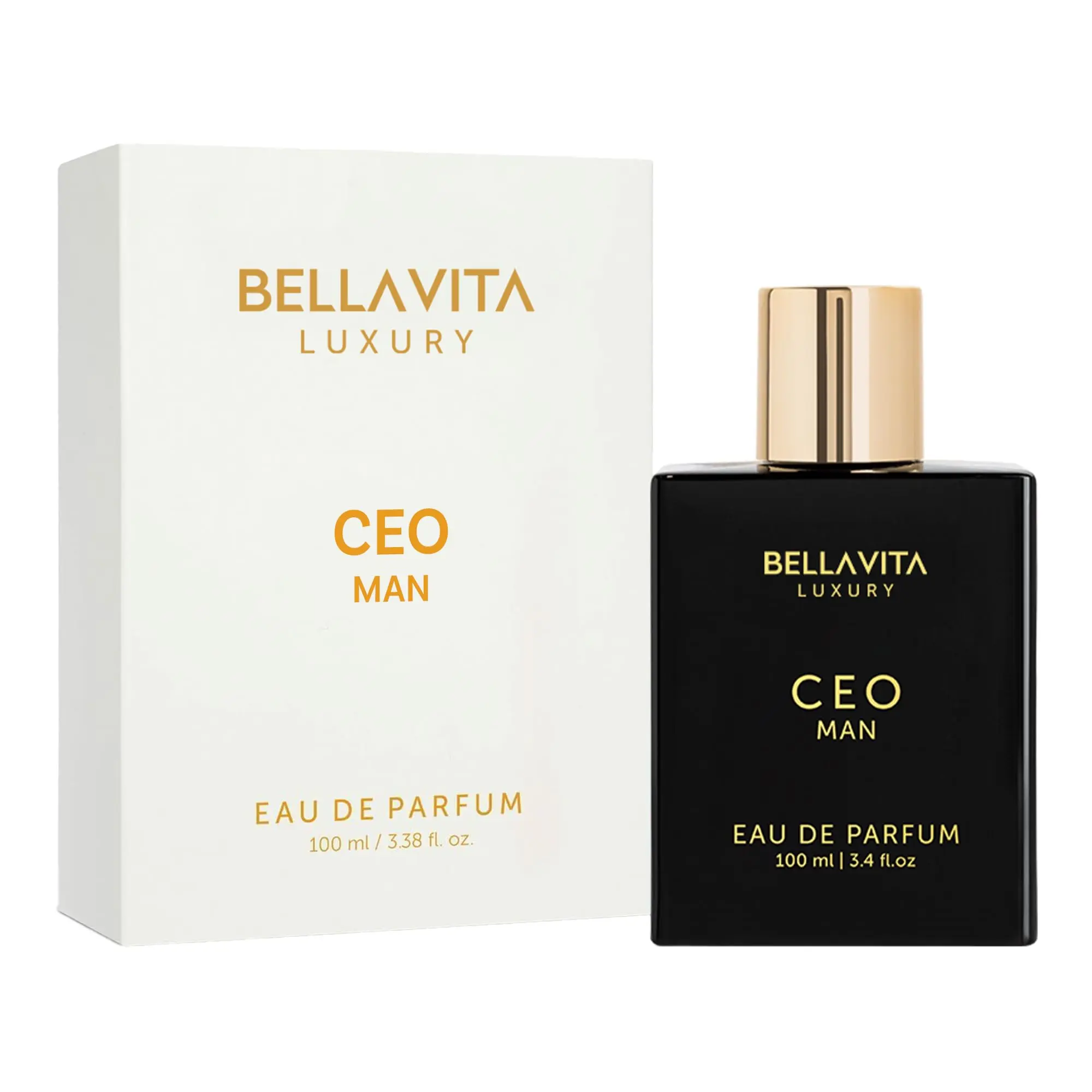 Luxury CEO MAN Eau de Parfum | 100 ml (3.4 fl.oz.) | Perfume for Men | Mandarin, Lemon, Lavender, and Vetiver Notes | Long Lasting Men's Fragrance