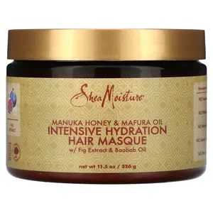 SheaMoisture Manuka Honey & Mafura Oil, Intensive Hydration Hair Masque, 11.5 oz (326 g)