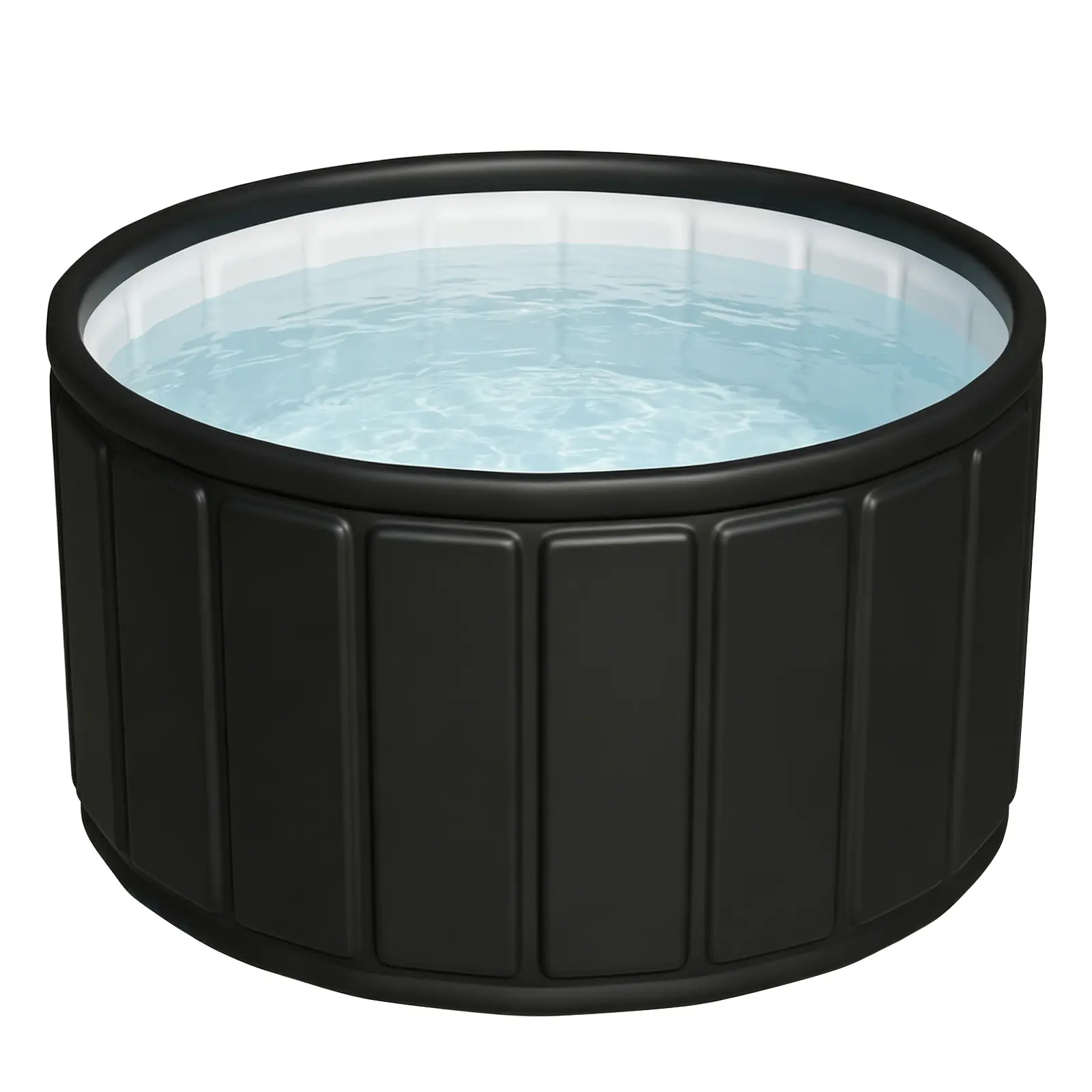 Adult-Use Round Shape ABS Plastic Collapsible Folding Bathtub - Space-Saving, Extra Large, Portable, Full-Body Immersion, Dual Drains, Outdoor Ready, Ideal for Tiny Homes, Apartments