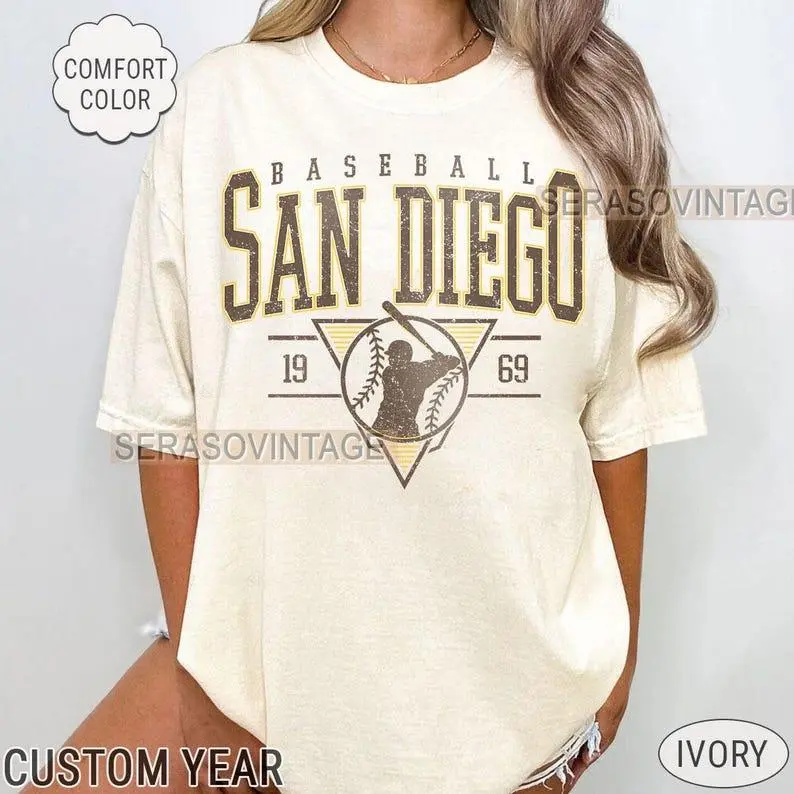 [Sale Up To 50%] Comfort color San Diego baseball tee, baseball Shirt, Comfort Color Baseball shirt, Baseball Mom, San Diego Baseball Sweatshirt
