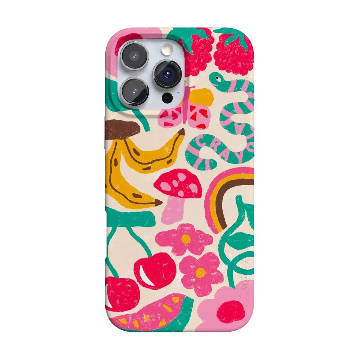 Casely iPhone 16 Pro Case | Doodle Bug | Crayola Crayon | Compatible with MagSafe | Classic Ultra Thin Design