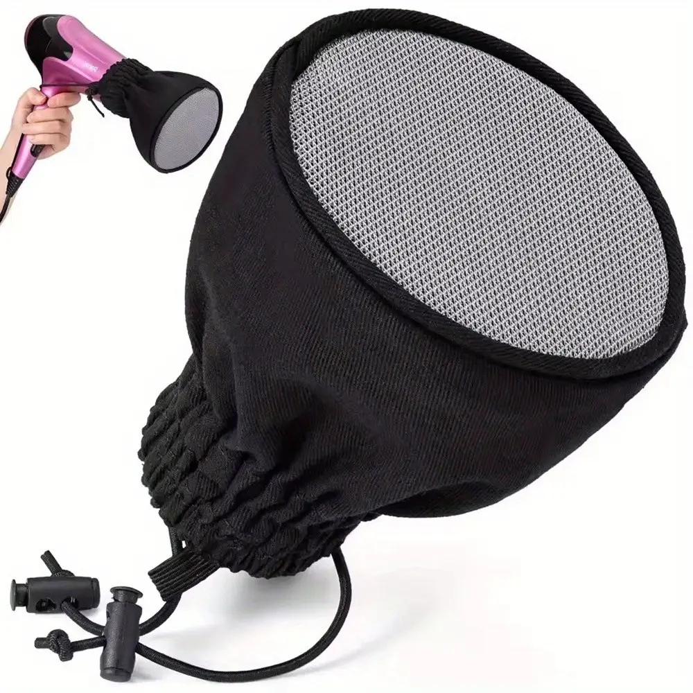 Hair dryer diffuser, vibration cap, double-layer nylon hair dryer sock, double-layer nylon hair dryer sock for curling hair, Hair Dryers Diffuser, Hair Dryer Attachments
