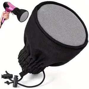 Hair dryer diffuser, vibration cap, double-layer nylon hair dryer sock, double-layer nylon hair dryer sock for curling hair