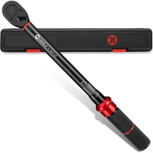1/2-Inch Drive Click Torque Wrench - 10-180 Ft-Lb/13.6-244.1Nm, Dual-Direction Adjustable 72  Torque Wrench with Dual Range Scales, High 3% Precision for ,  and  Repair