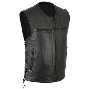 Vintage Motorcycle Vest for Men - Stylish Outwear with Benefits