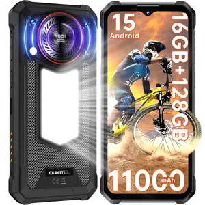 OUKITEL WP53S Rugged Smartphone Unlocked, 16(4+12)GB+128GB Android 15 Rugged Phone,11000mAh Battery with Camping Light,6.52" FHD+,13MP+8MP IP68/IP69K Waterproof Cell Phone 4G Dual SIM NFC/OTG/T-Mobile