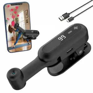 Quiet Wireless Auto Clicker with Variable Speed, Compact Portable Automatic Screen Tapper, Plug and Play Rechargeable Design for Smartphone Daily Task Assistance