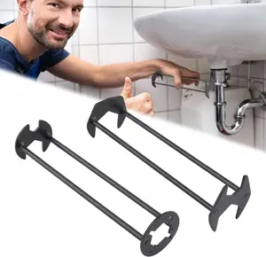 2PCS Multifunctional Sink Wrenches, Multifunctional Basin Wrench, 7 Types Sink Faucet Tool, Basin Wrench Set, for Kitchen, Bathroom, Small Spaces.
